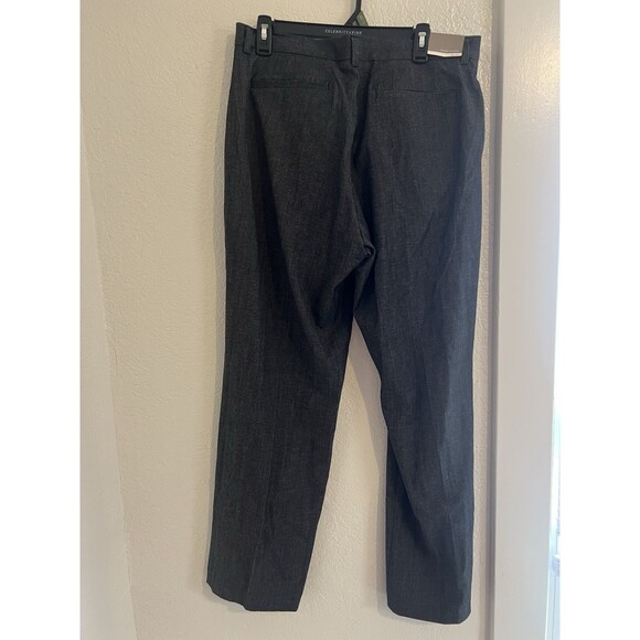 Banana Republic Dress Chino Pants Men's Sz 34/32 Grey Wool Trousers Straight Leg - Picture 3 of 7